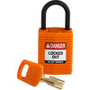Cadenas SafeKey – Compact, Orange, KD - Clé différente, Plastique, 25.40 mm, 1 Boîte